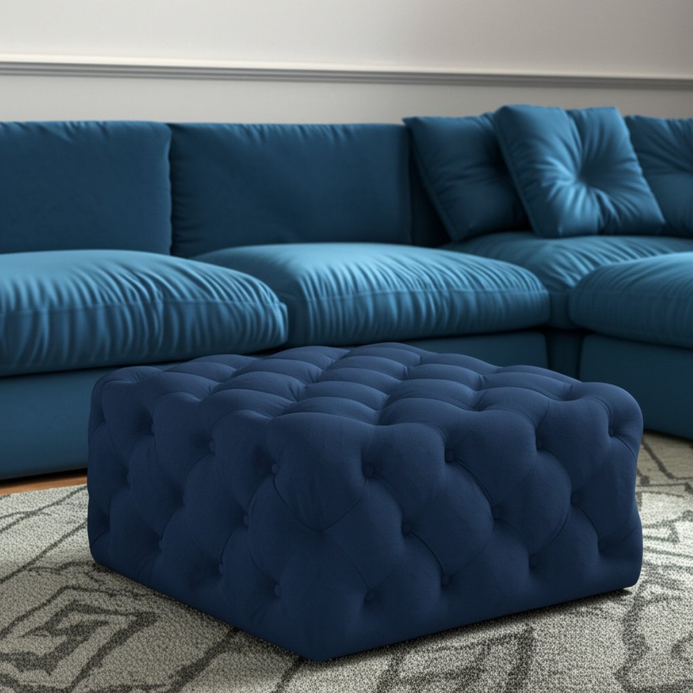 Tufted Cocktail Ottoman