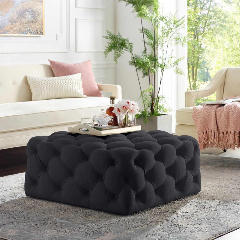 Tufted Cocktail Ottoman