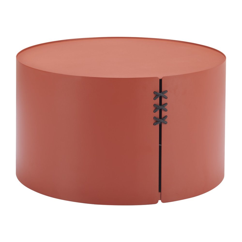 29" Terracotta Round Outdoor Coffee Table