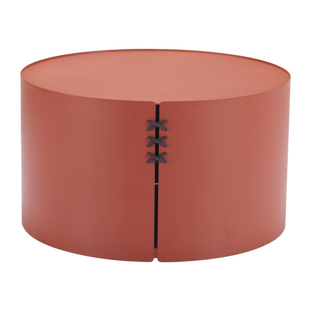 29" Terracotta Round Outdoor Coffee Table