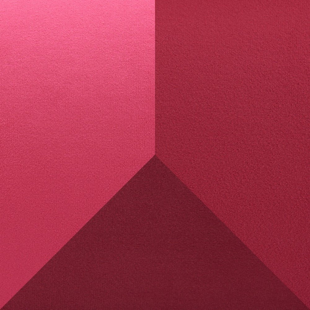 40" Red and Gold Velvet Deco Barrel Chair