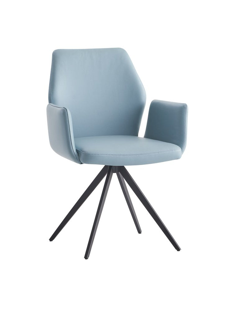 24" Light Blue Spider Dining Chair