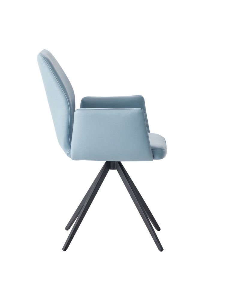 24" Light Blue Spider Dining Chair