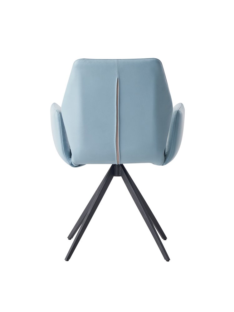 24" Light Blue Spider Dining Chair