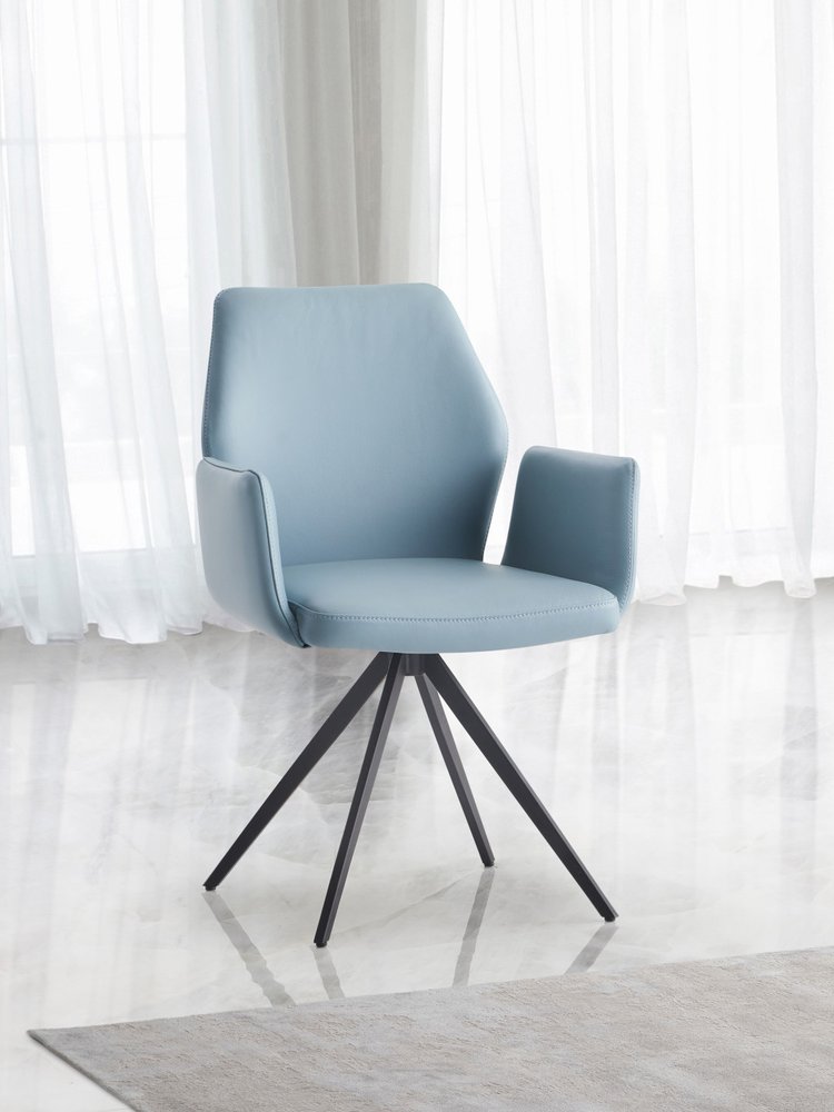 24" Light Blue Spider Dining Chair