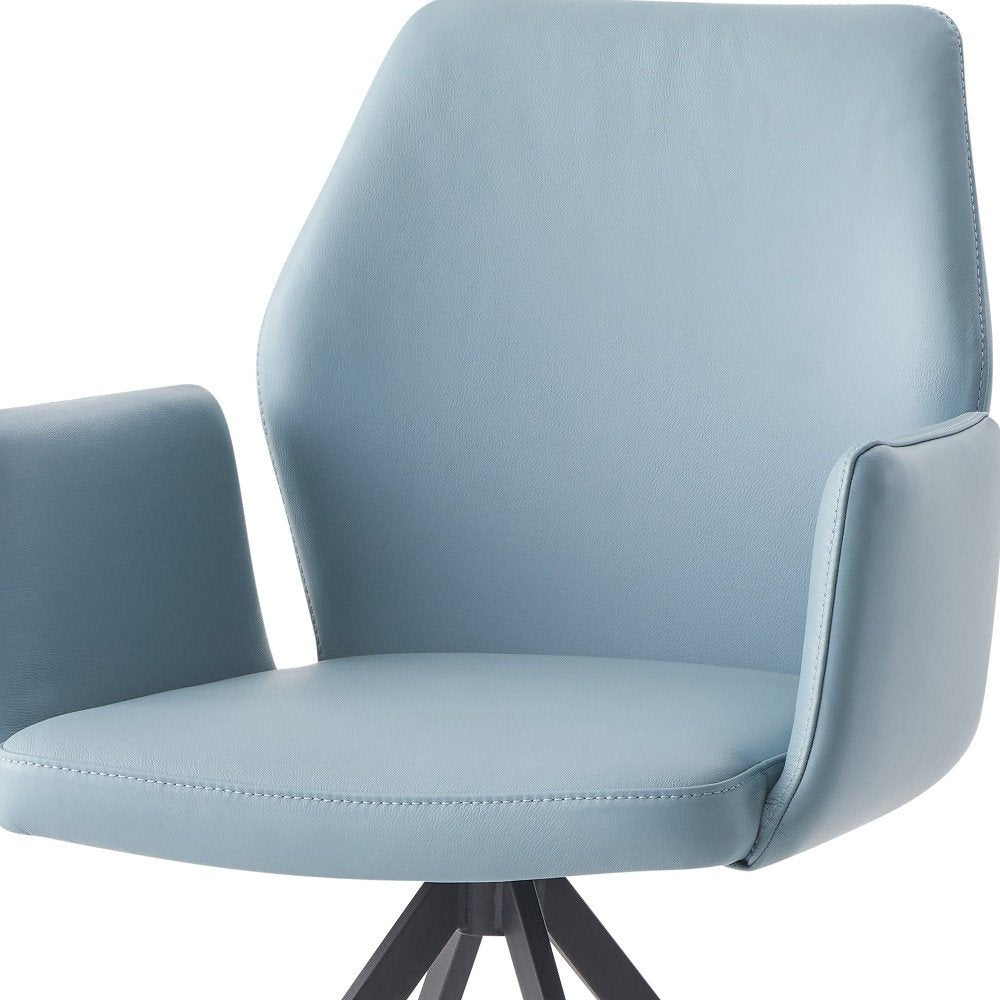 24" Light Blue Spider Dining Chair