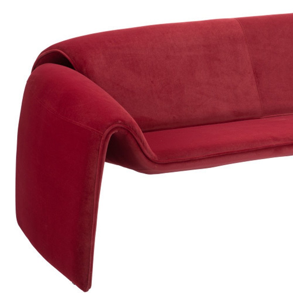 70" Red Modern Float Sofa