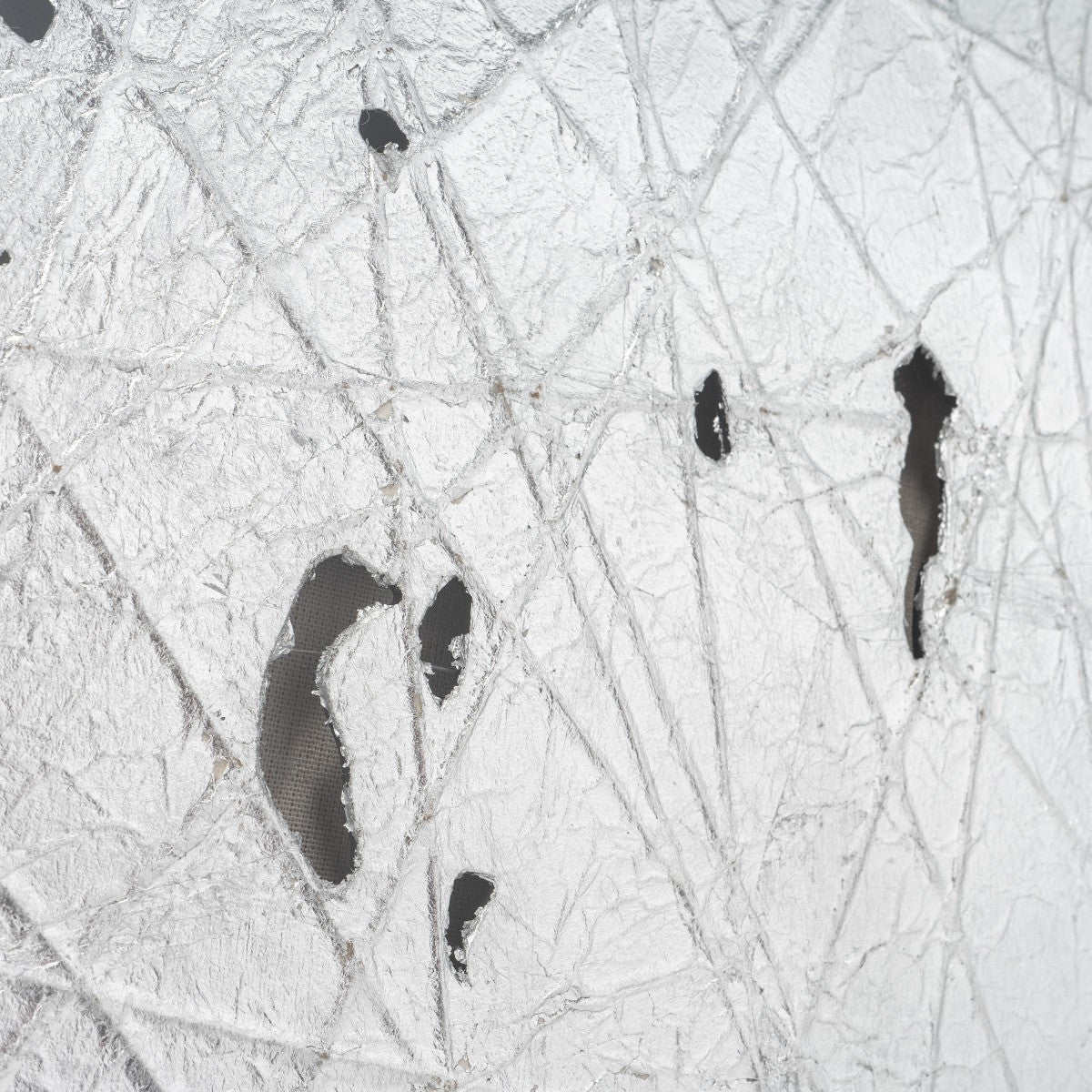 29" x 37" White Paper Shadowbox Wall Art