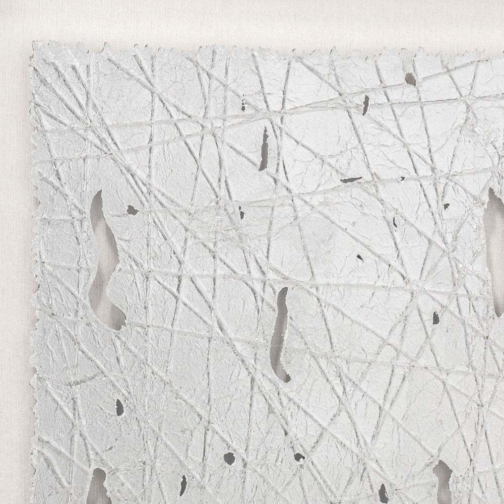 29" x 37" White Paper Shadowbox Wall Art