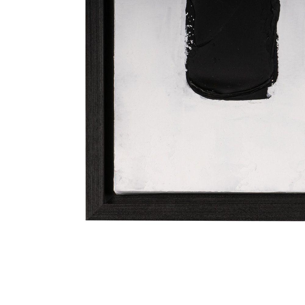 65" x 42" Black and White Rhythms Wall Art