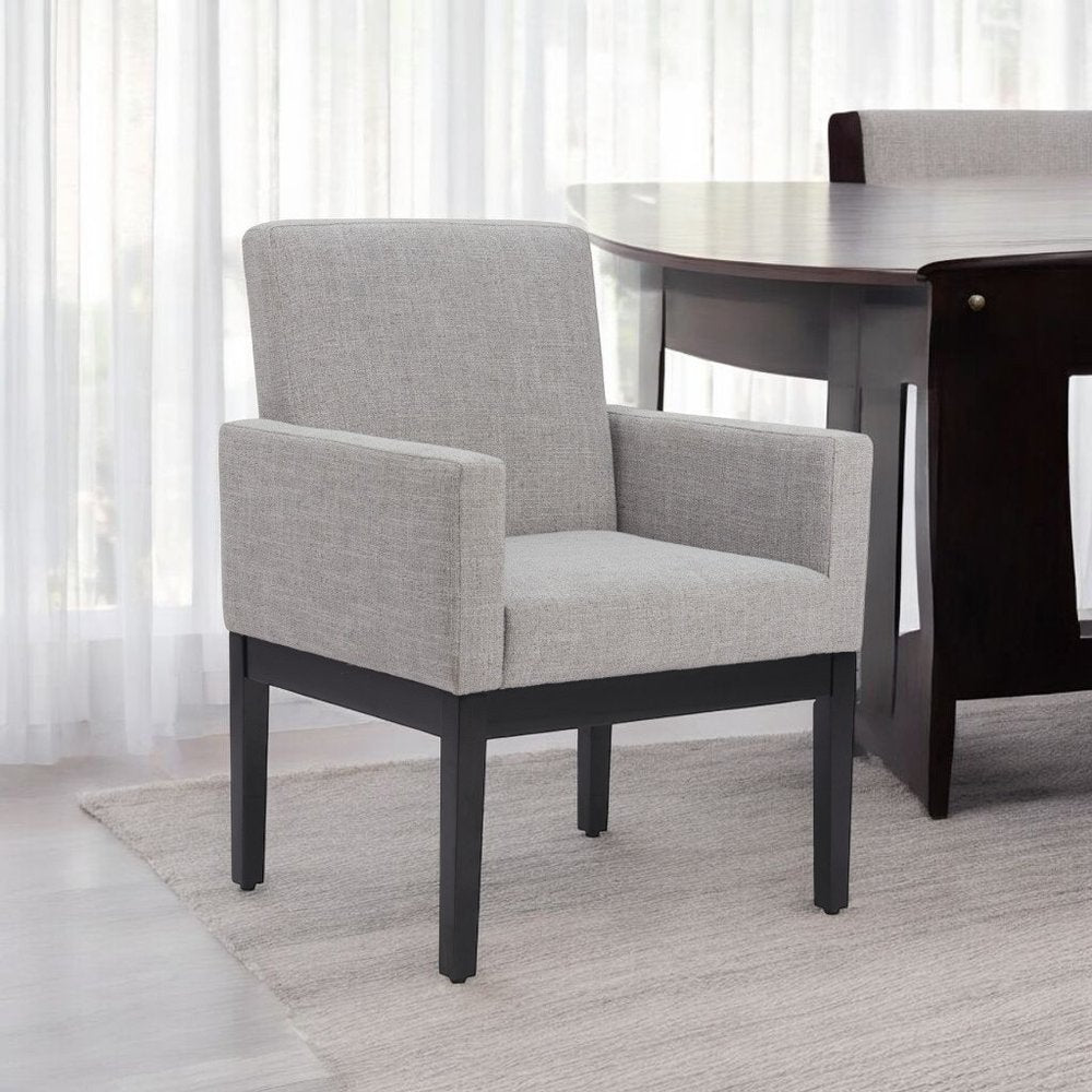25" Contemporary Track Arm Dining Chair