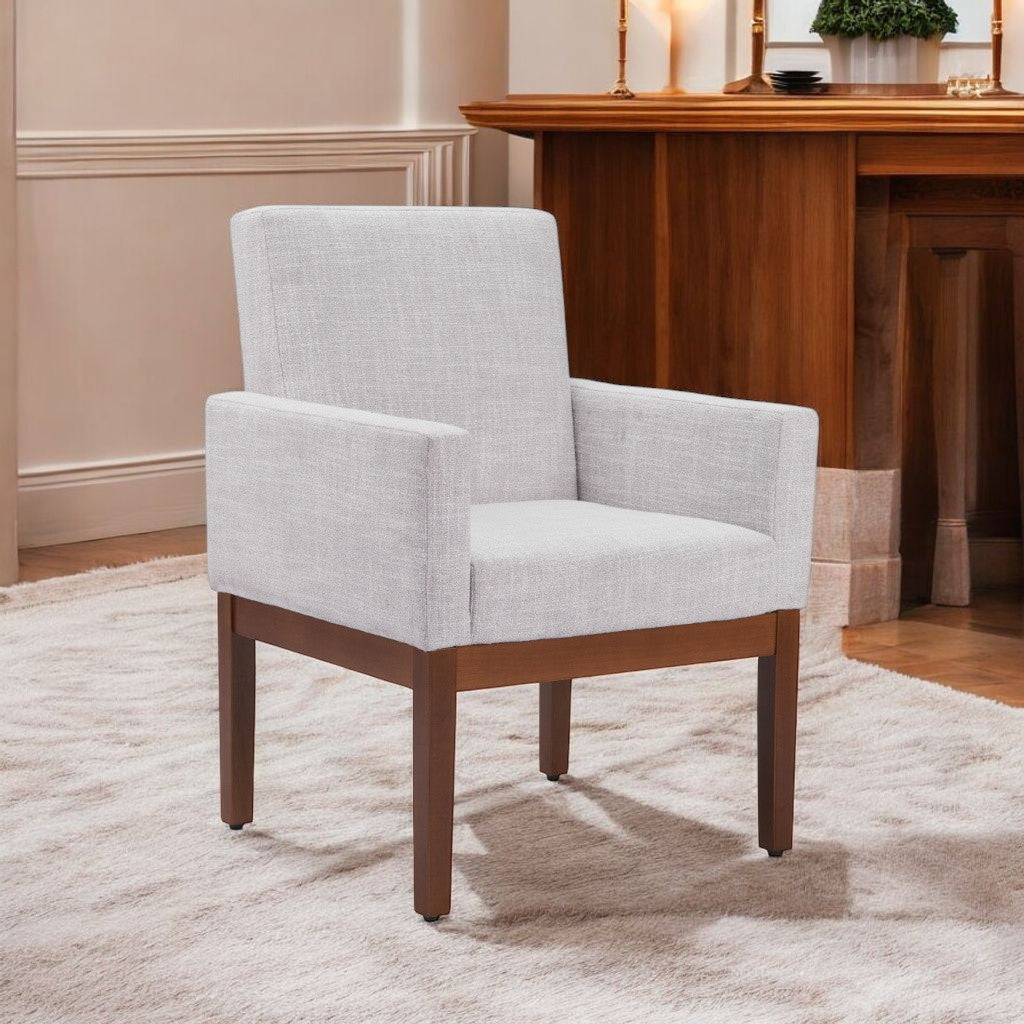 25" Contemporary Track Arm Dining Chair
