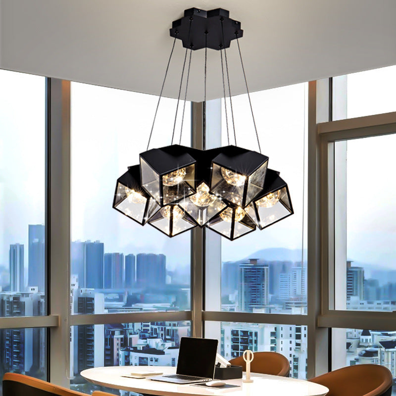 Modern Multi-Cube Chandelier (Multiple Variations)