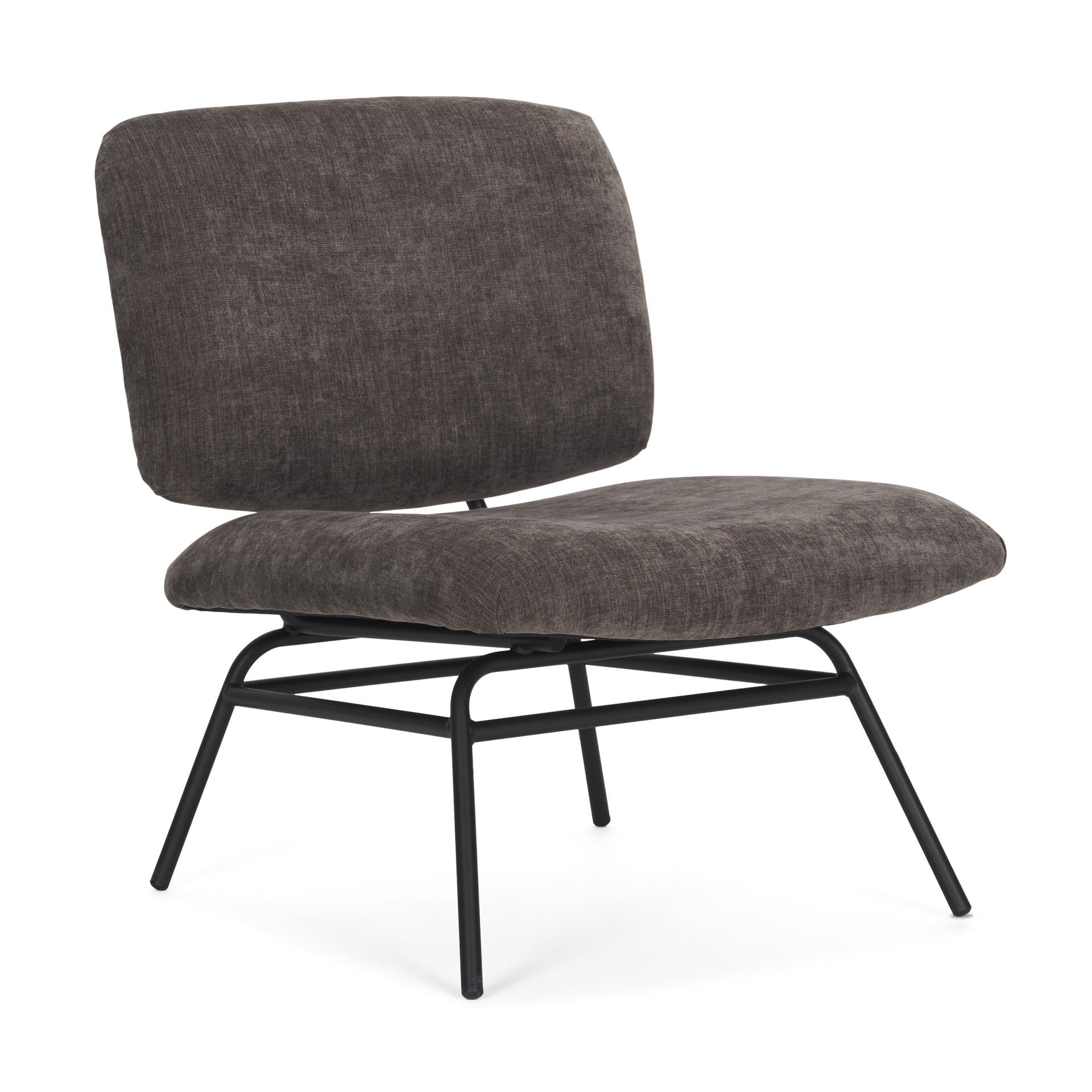 30" Chenille Slipper Chair