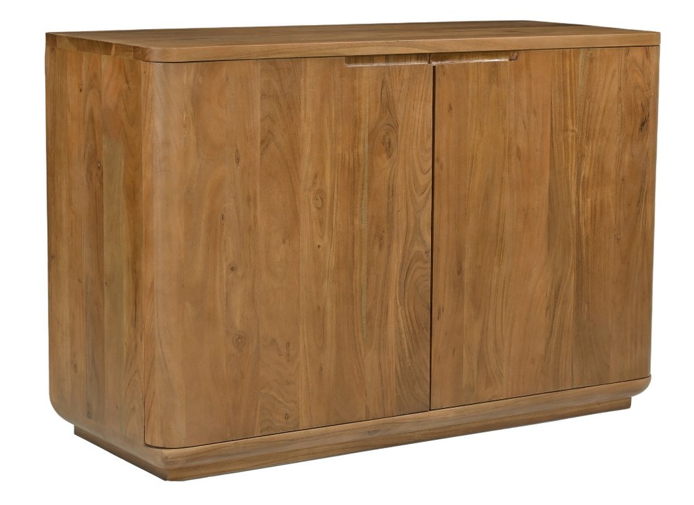 48" Distressed Coastal Wood Cabinet