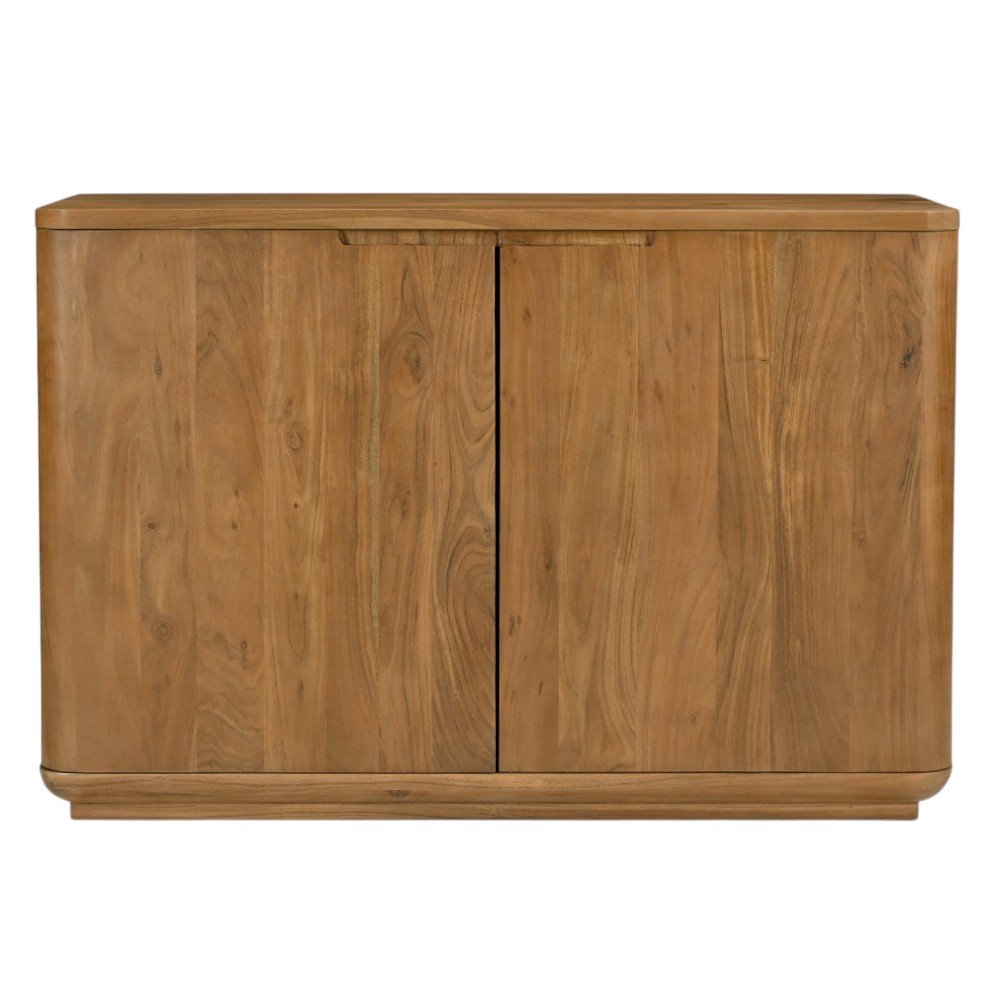 48" Distressed Coastal Wood Cabinet