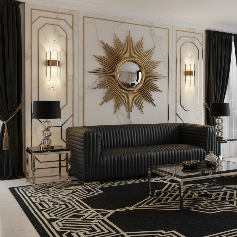 83" Top Grain Leather Contemporary Tufted Tuxedo Sofa