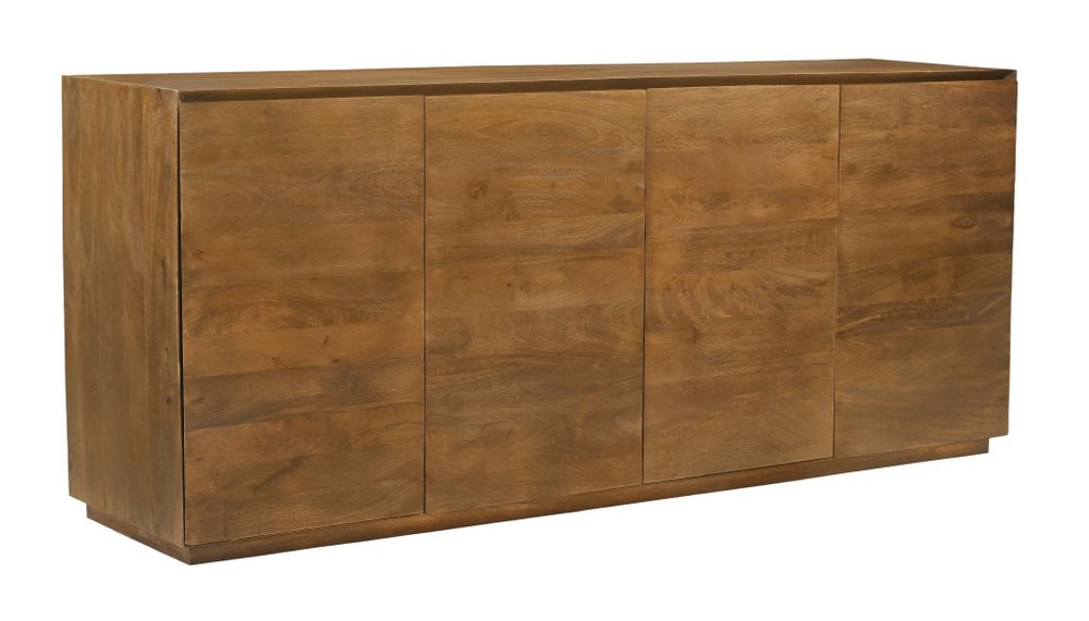 80" Brown Simple Mid-Century Sideboard