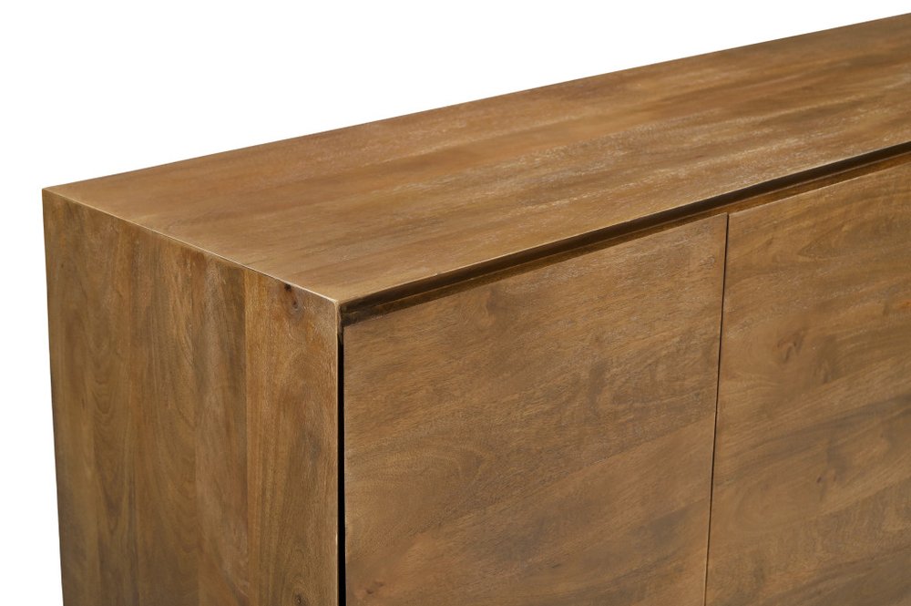 80" Brown Simple Mid-Century Sideboard