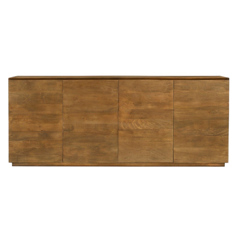 80" Brown Simple Mid-Century Sideboard