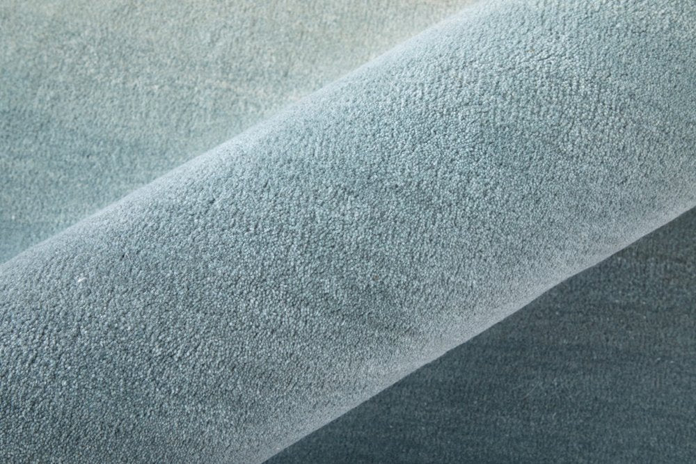 Taupe, Blue and Tan Hand Tufted Stitch Rug