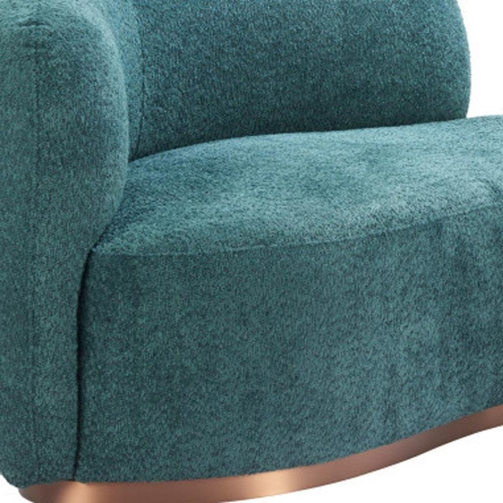 86" Teal Jamela Loveseat