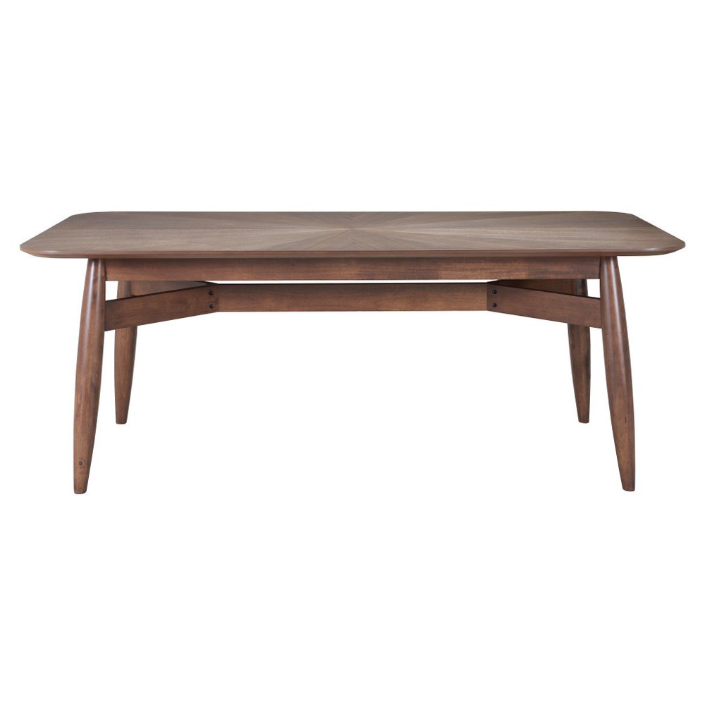 78" Espresso Wood Dining Table
