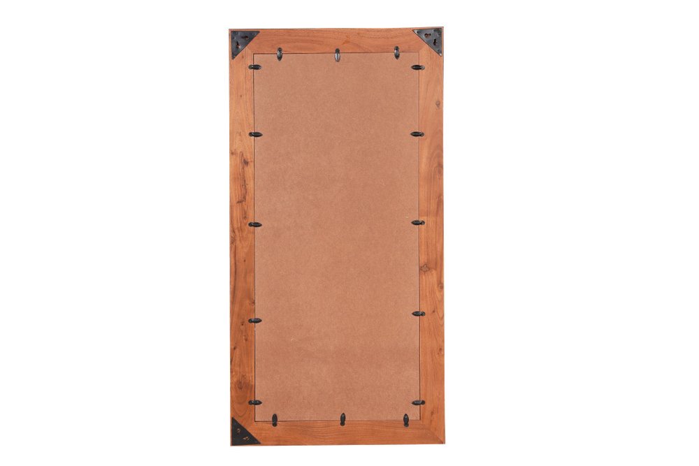 48" Brown Live Edge Wood Rustic Mirror