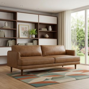 90" Sienna Top Grain Leather Sofa