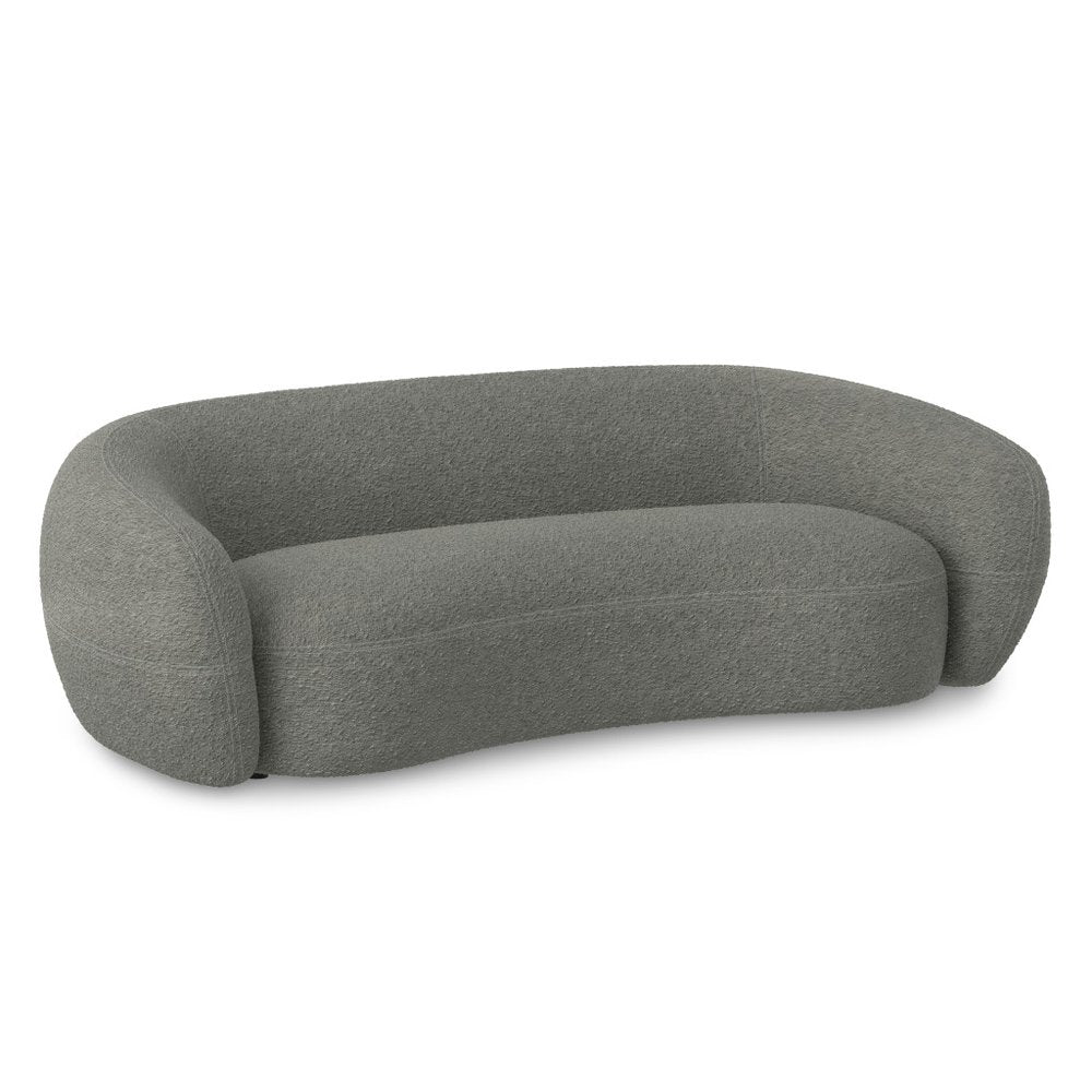 89" Modern Curved Sofa