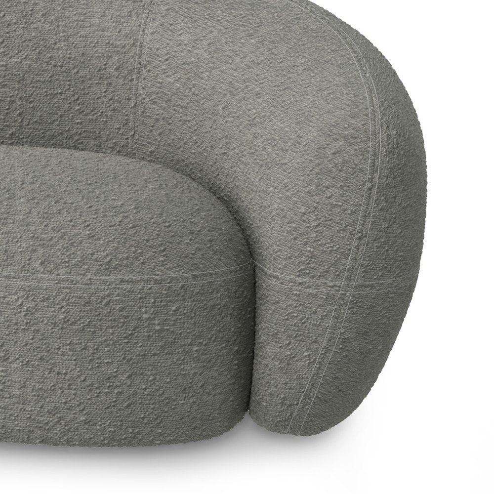 89" Modern Curved Sofa