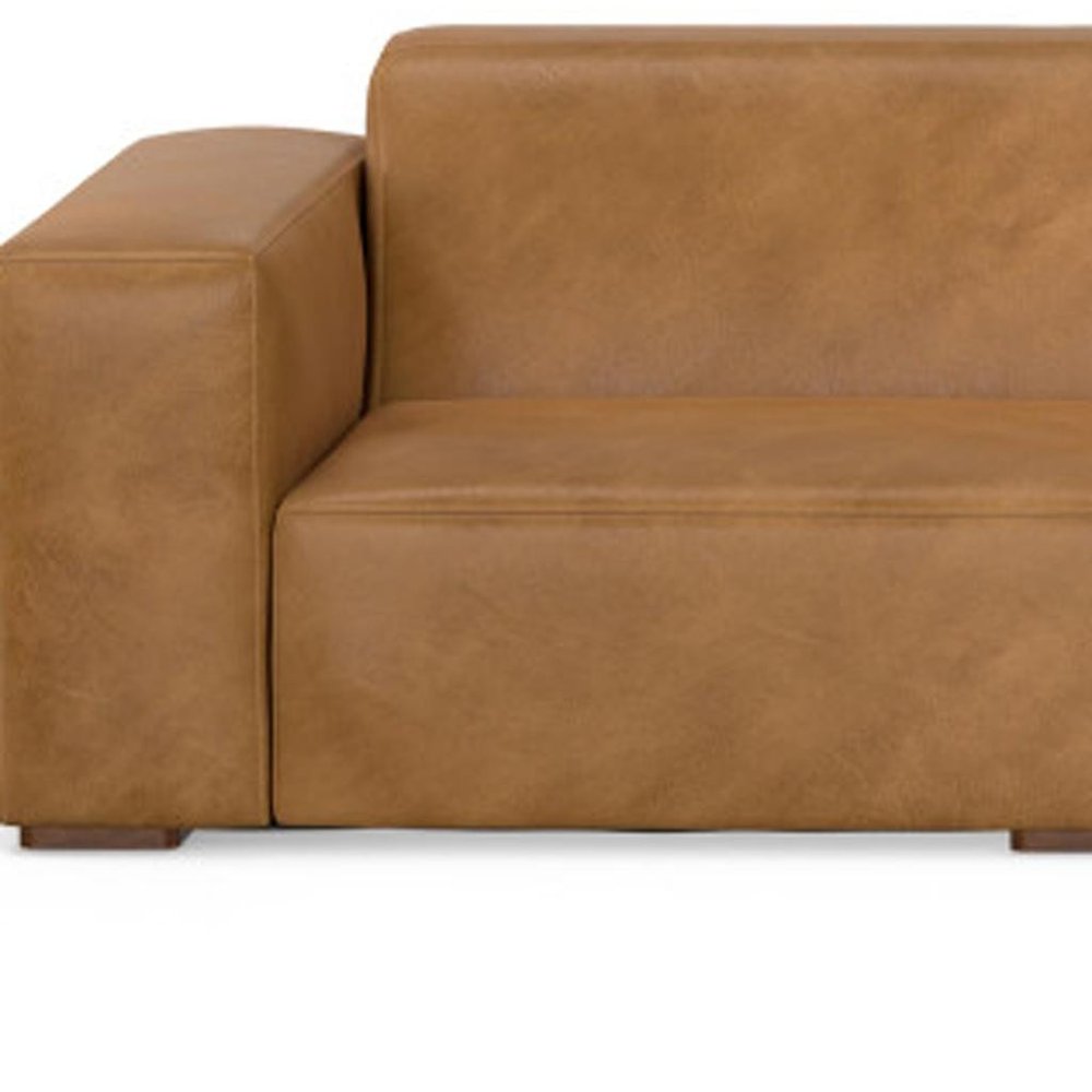 116" Sienna Leather Modular Sofa