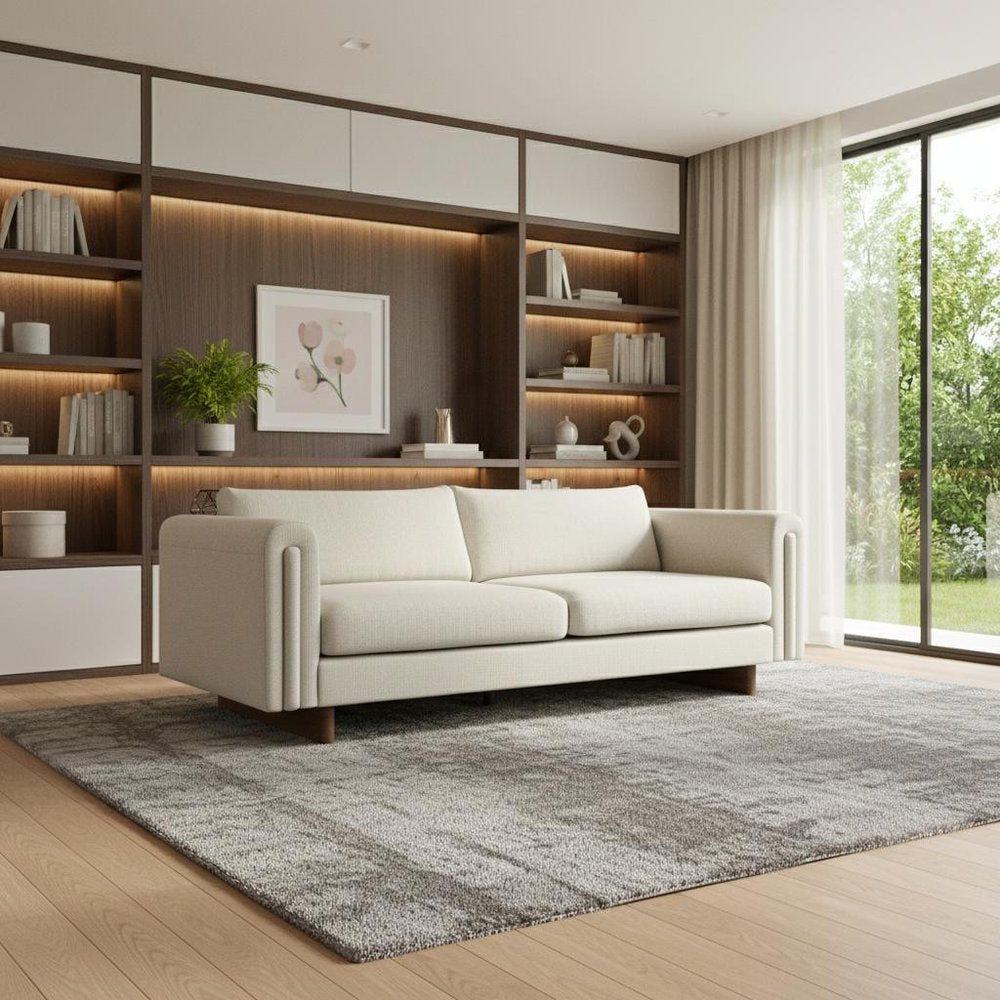 84" Arch Arm Contemporary Sofa