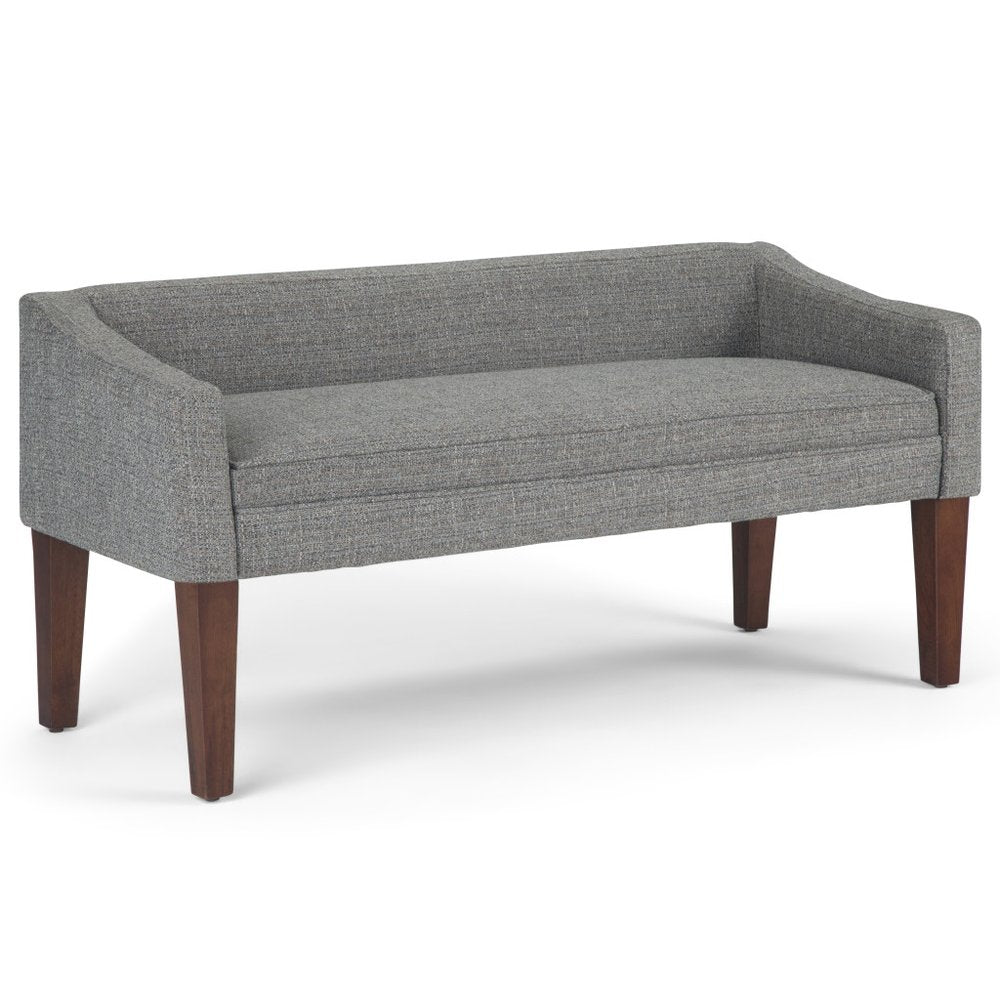 50" Slope Arm Upholstered Bench
