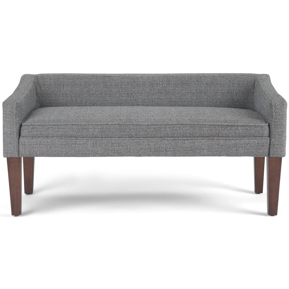 50" Slope Arm Upholstered Bench