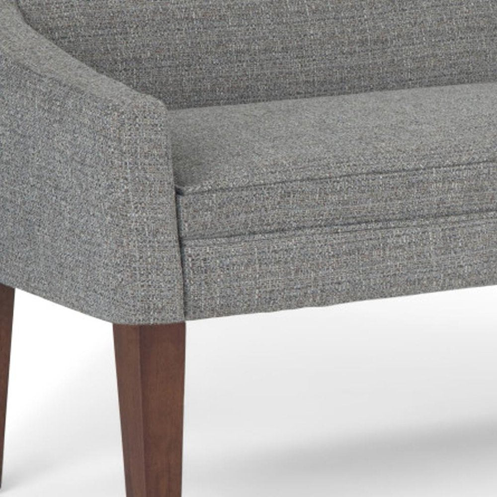 50" Slope Arm Upholstered Bench