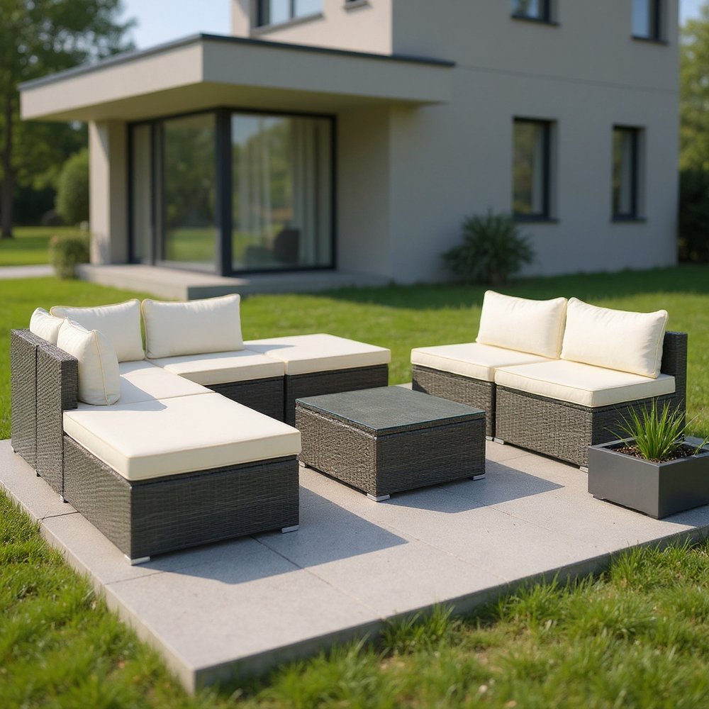 112" 8 pc. Sectional with Chaise