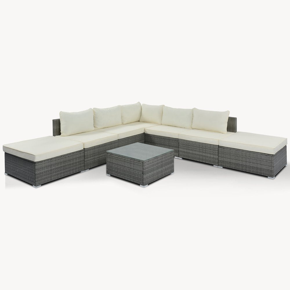 112" 8 pc. Sectional with Chaise