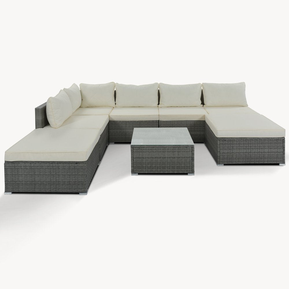 112" 8 pc. Sectional with Chaise