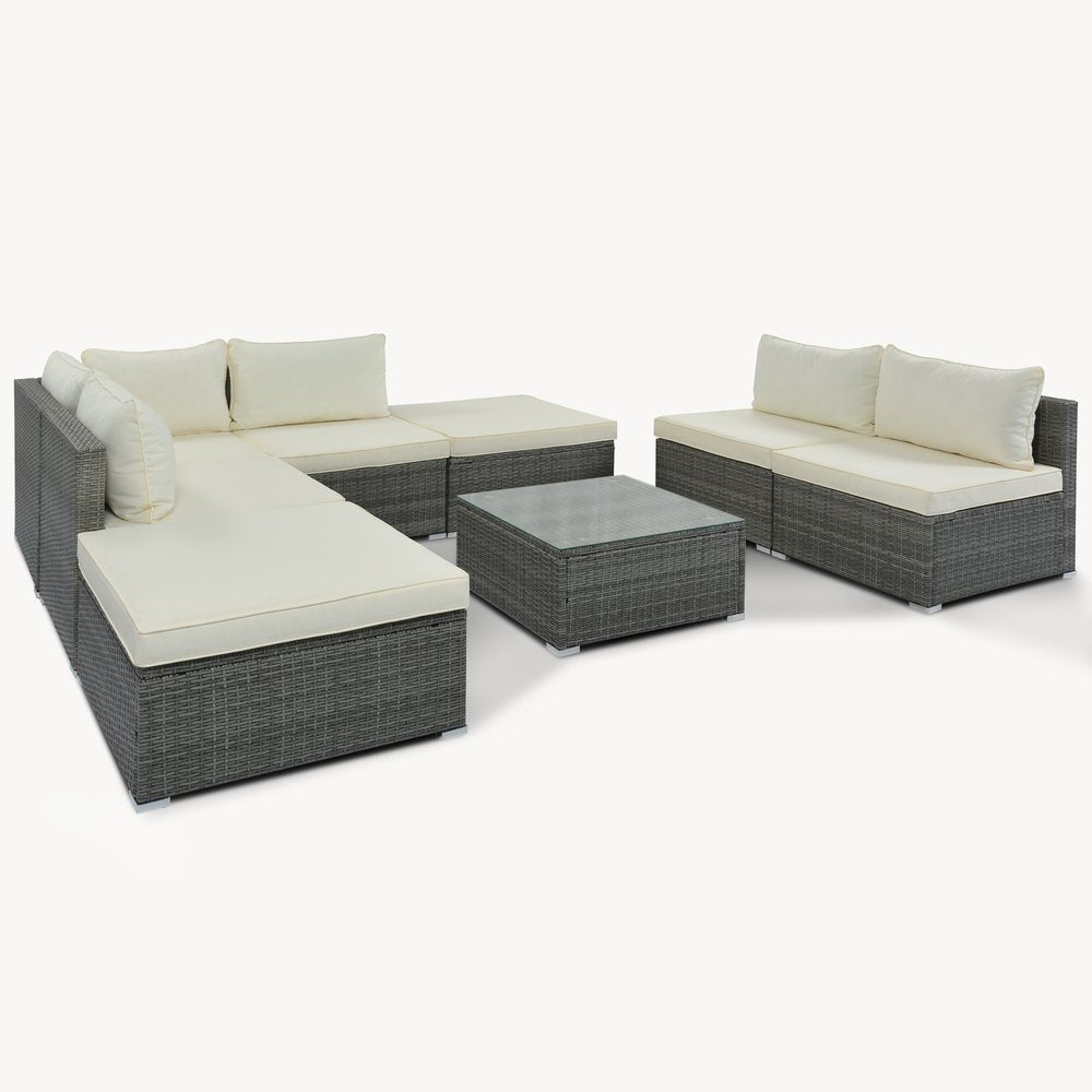 112" 8 pc. Sectional with Chaise