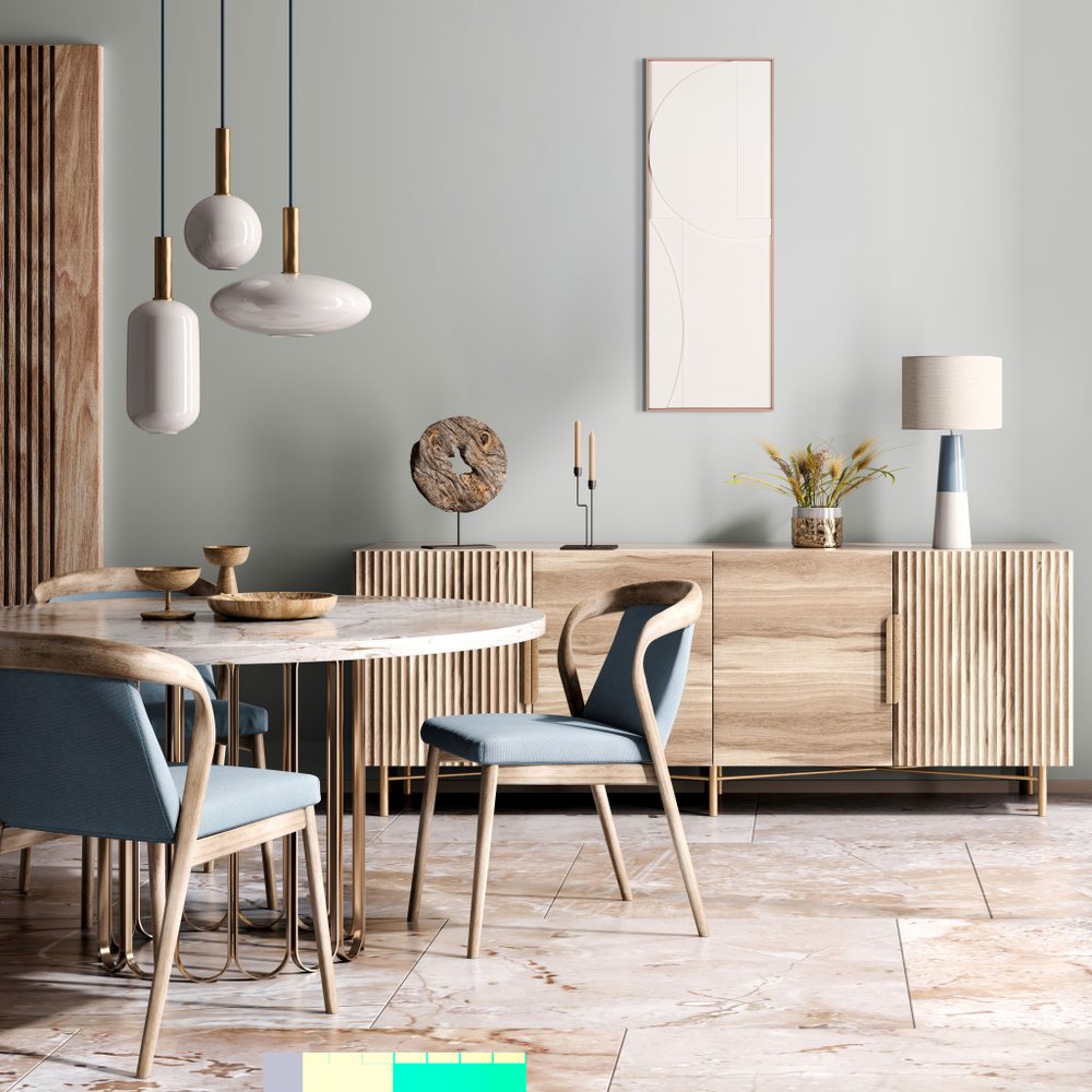 20" x 56" White Carved Modern 1 Shadowbox Wall Art