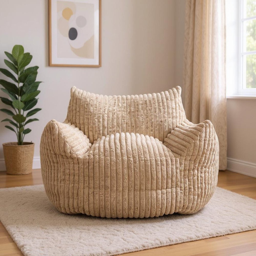 39" Modern Pouf Armchair