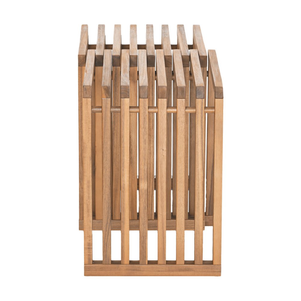 27" Acacia Wood Modular Patio Bench