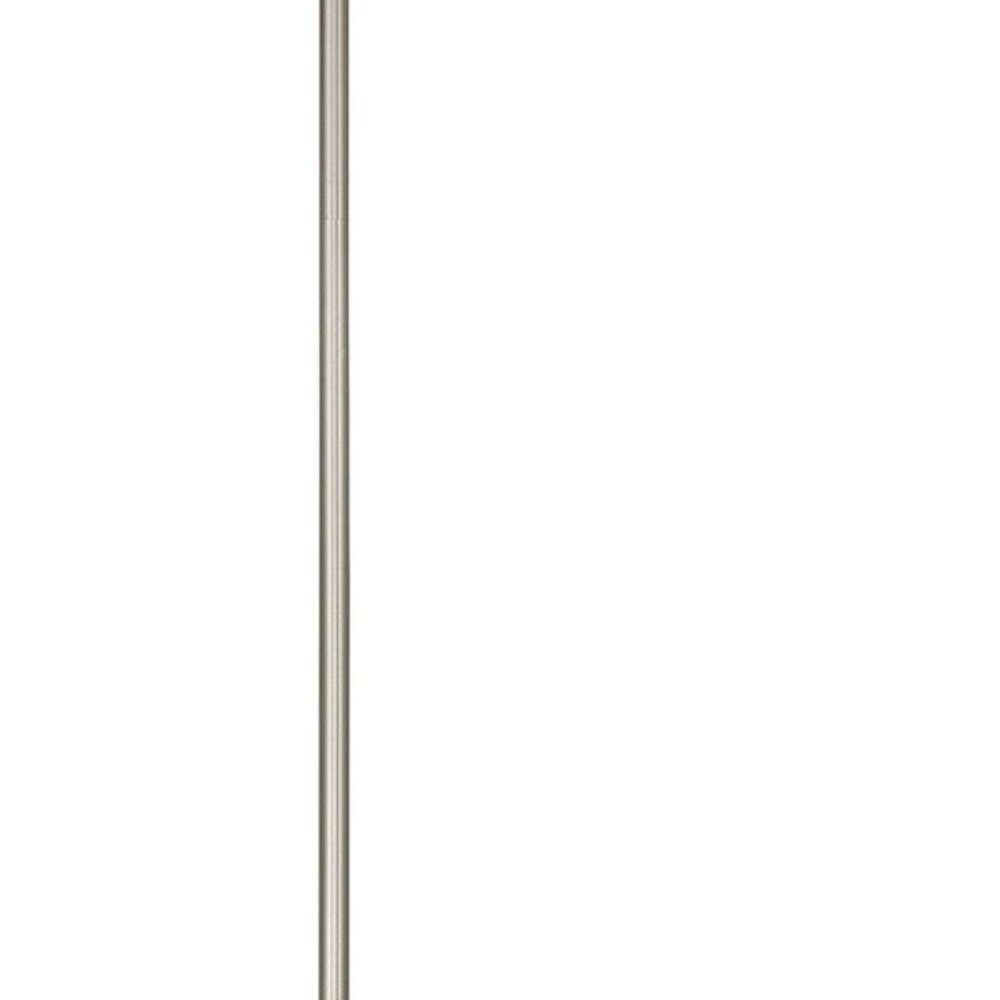 36" Silver Plated Industrial Chandelier