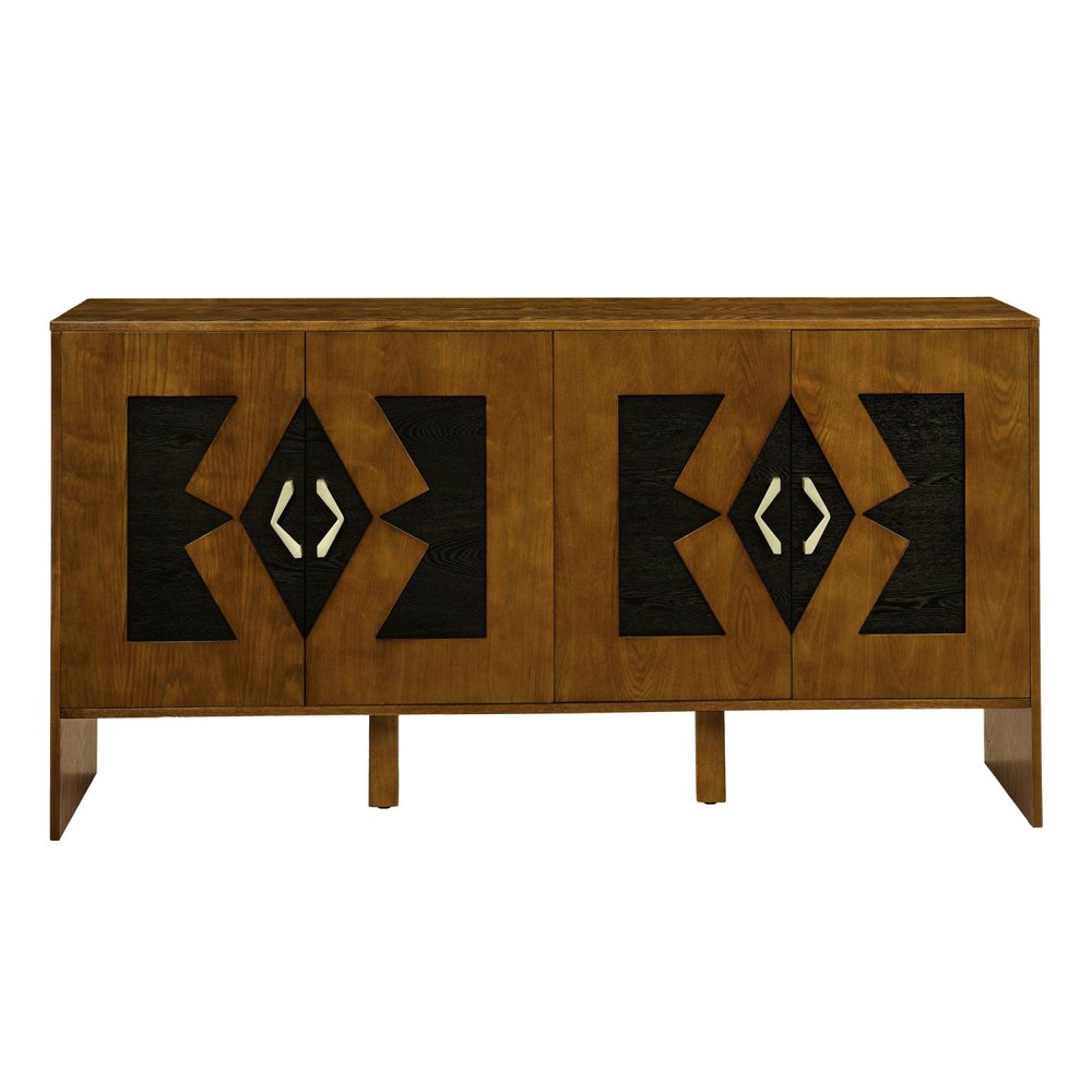 60" Wood Deco Design Sideboard