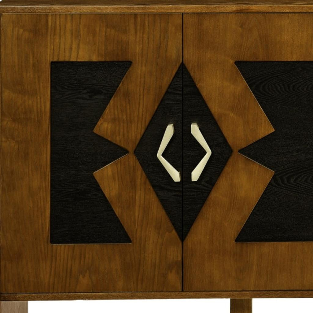 60" Wood Deco Design Sideboard