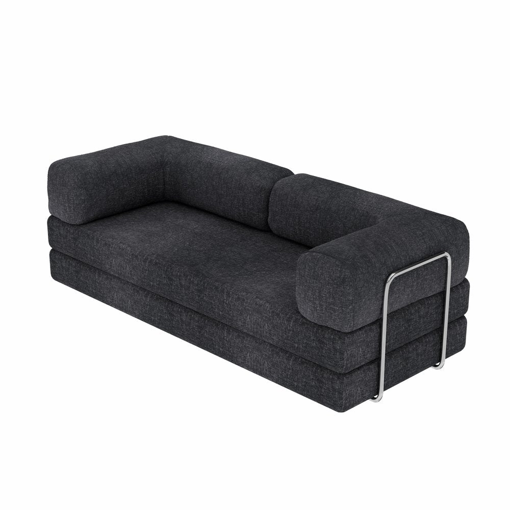 82" Chenille Modular Sleeper Sofa