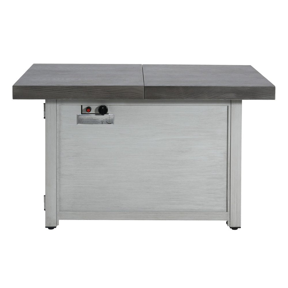 50000 BTU 60" Gray Extendable Top Propane Fire Pit