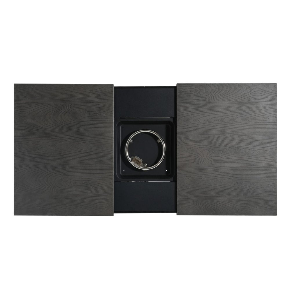 50000 BTU 60" Gray Extendable Top Propane Fire Pit