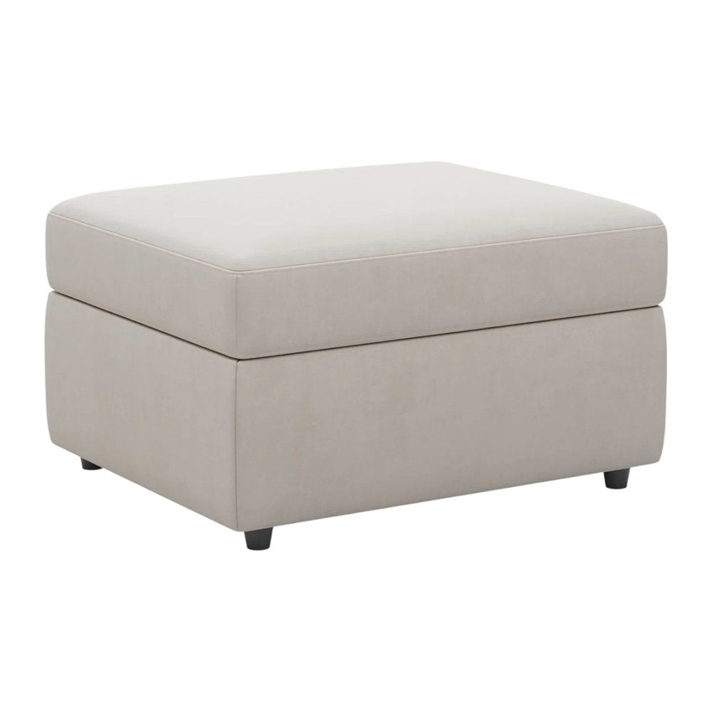 30" Velvet Storage Ottoman